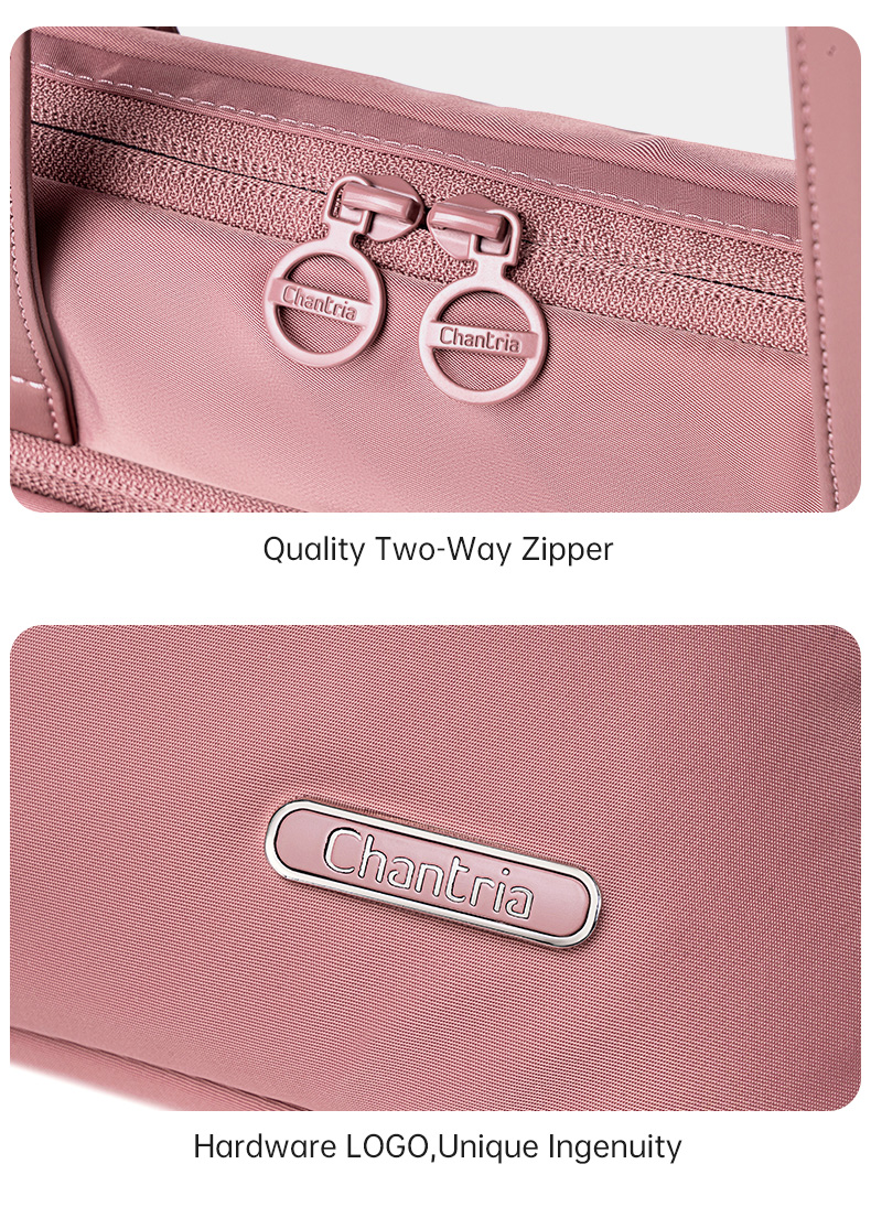 CHANTRIA γυναικεία τσάντα ώμου CB00773 για laptop 15.6", 4L, χακί