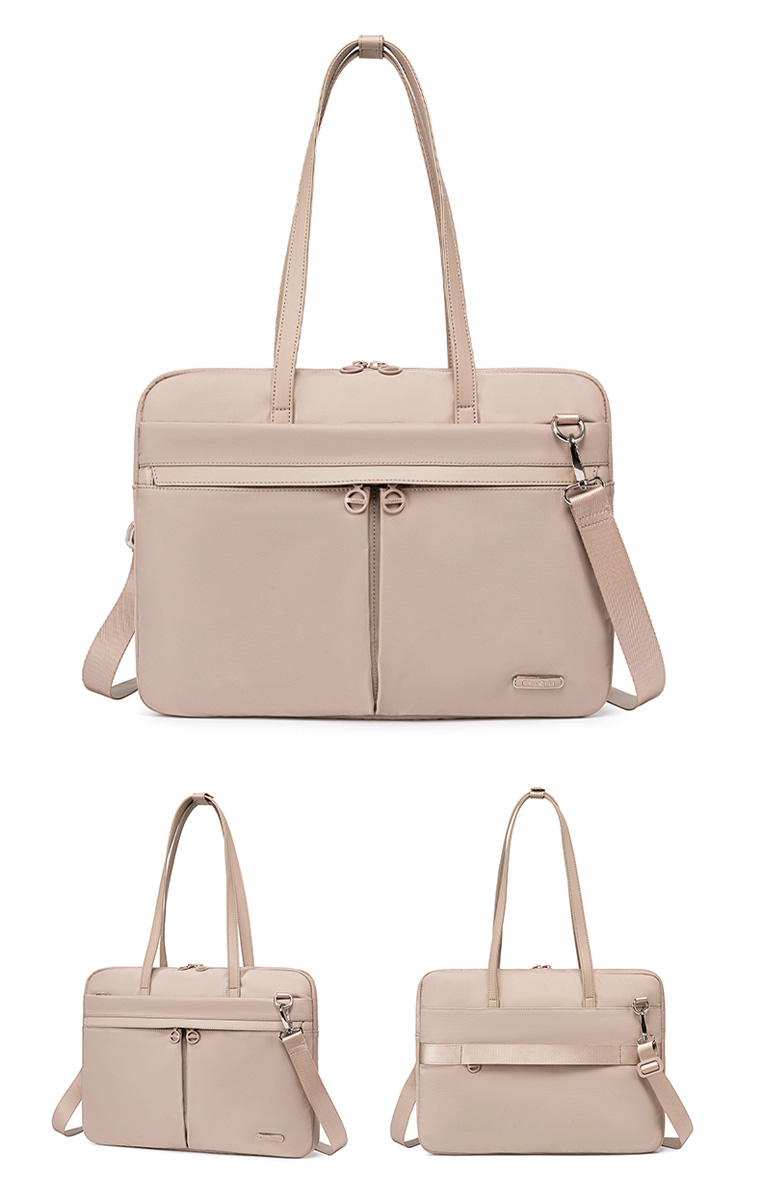 CHANTRIA γυναικεία τσάντα ώμου CB00773 για laptop 15.6", 4L, χακί