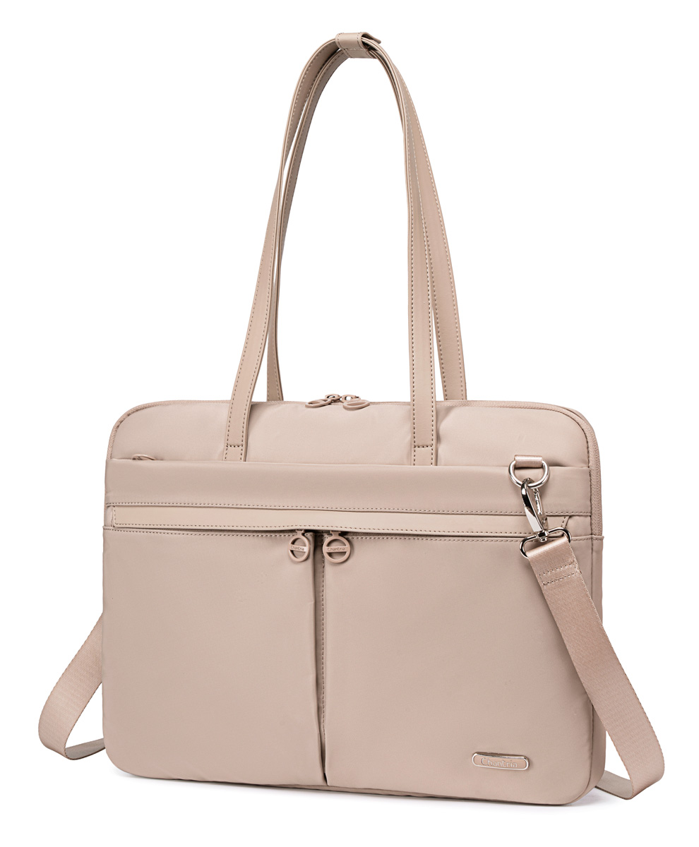 CHANTRIA γυναικεία τσάντα ώμου CB00773 για laptop 15.6", 4L, χακί
