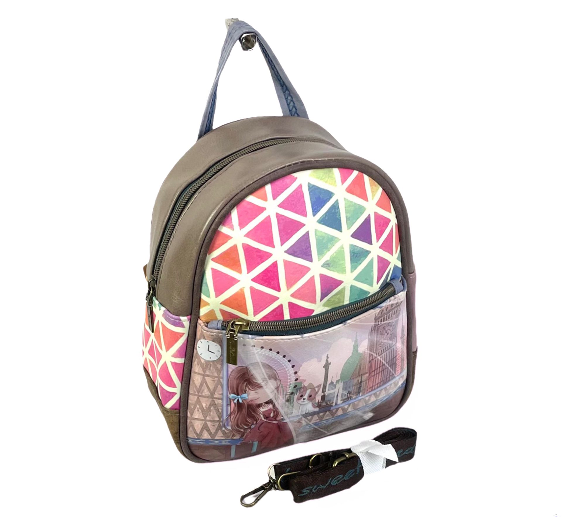 Γυναικεία Τσάντα Πλάτης Μικρού μεγέθους Sweet Candy CGB840-6 Londres