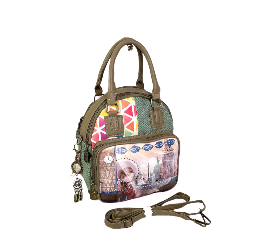 Γυναικεία Τσάντα Πλάτης Sweet Candy CGC055-6 Londres πράσινο Γυναικεία Τσάντα Πλάτης Sweet Candy CGC055-6 Londres πράσινο