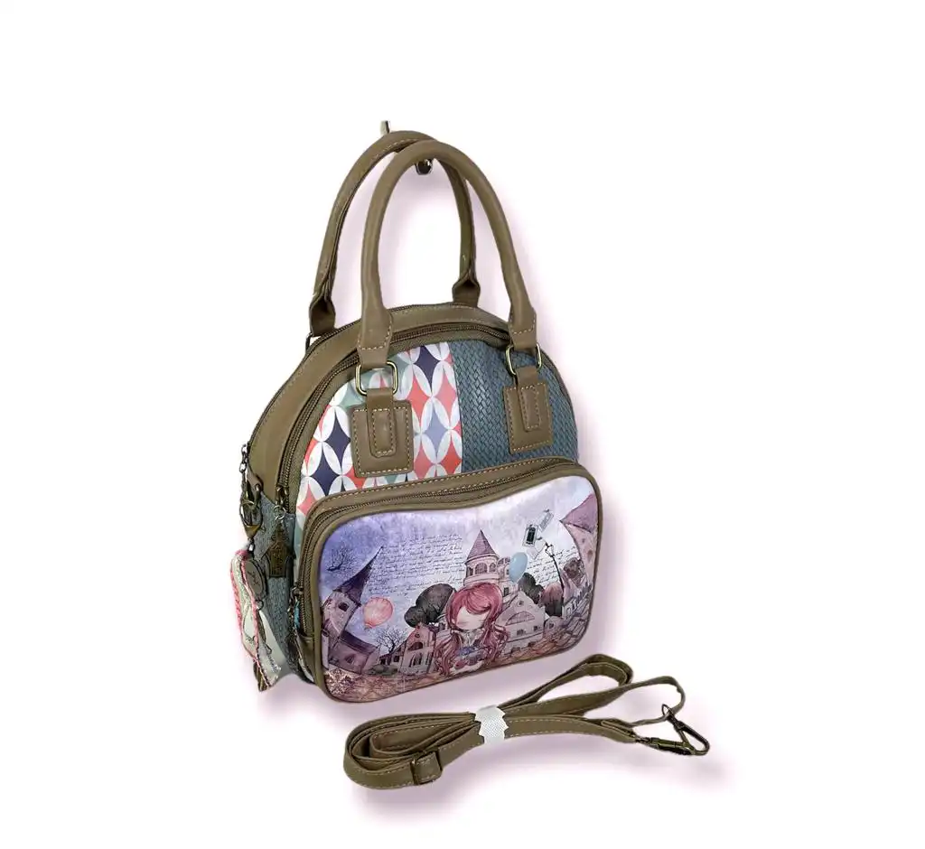 Γυναικεία Τσάντα Πλάτης Sweet Candy CGC055 Pájaros πρασινο