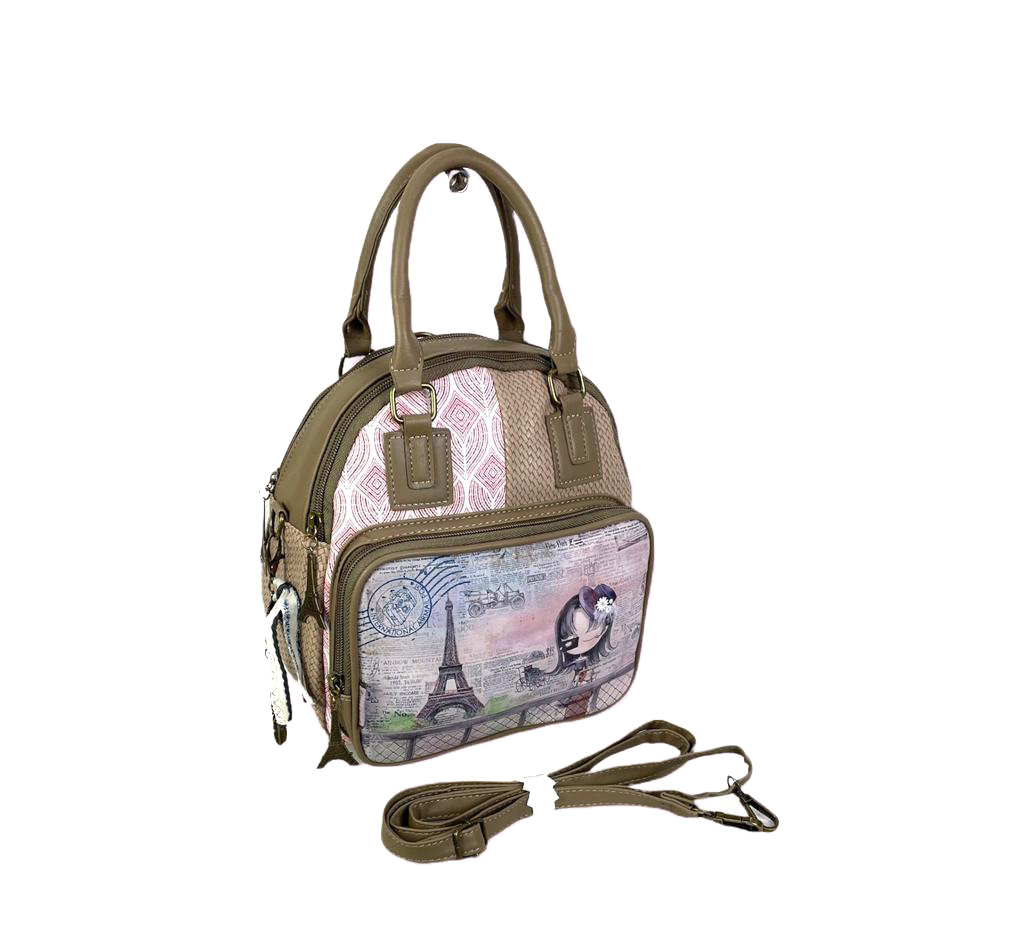 Γυναικεία Τσάντα Πλάτης Sweet Candy CGC055-6 Paris πουρου Γυναικεία Τσάντα Πλάτης Sweet Candy CGC055-6 Paris πουρου