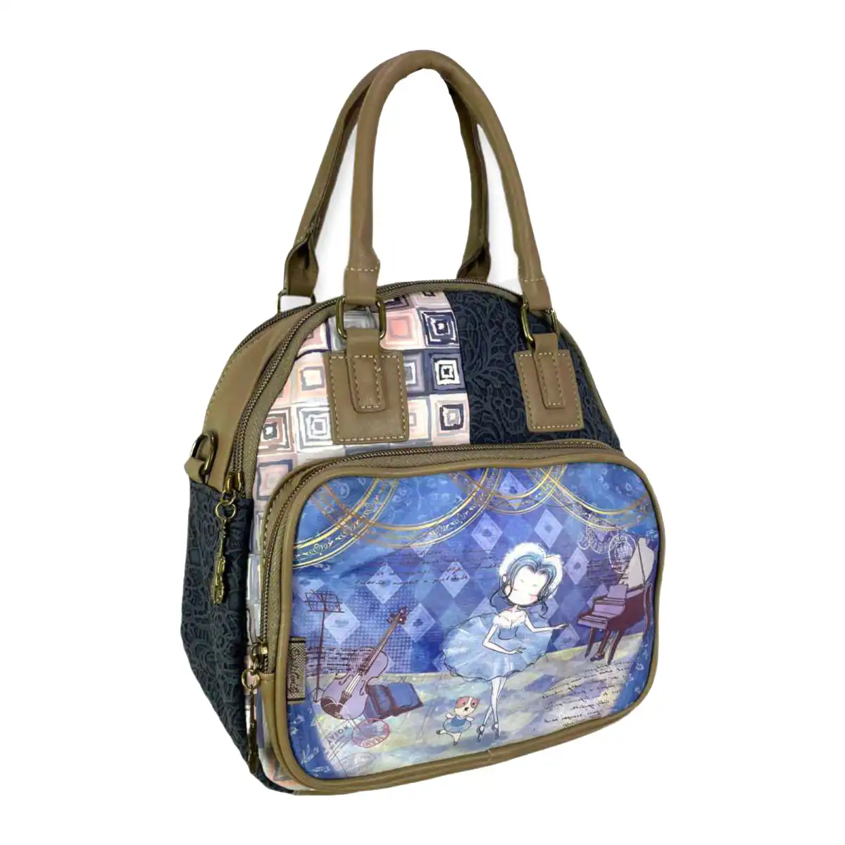 Γυναικεία Τσάντα Πλάτης Sweet Candy CGC055 Pájaros πρασινο