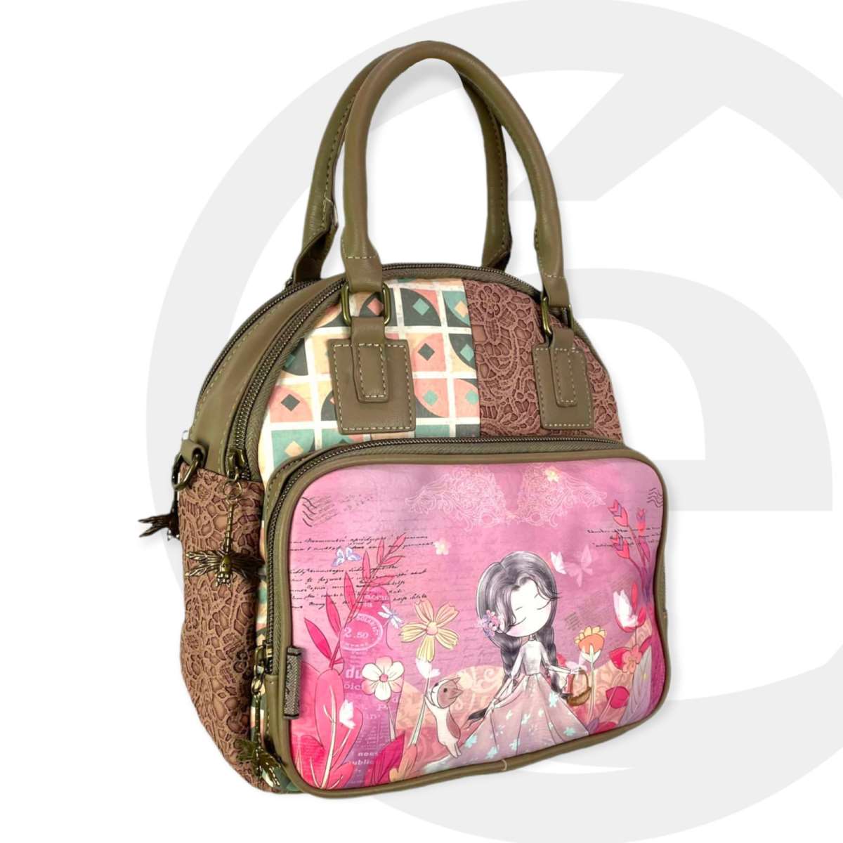 Γυναικεία Τσάντα Πλάτης Sweet Candy CGC055-6 Coral