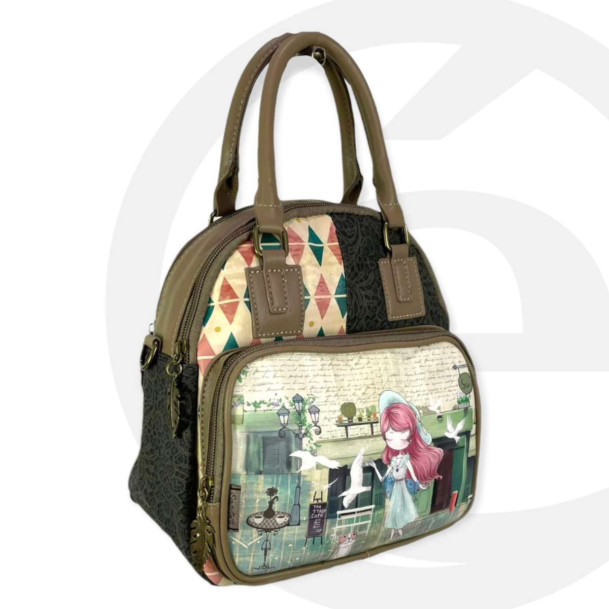 Γυναικεία Τσάντα Πλάτης Sweet Candy CGC055-6 Coral