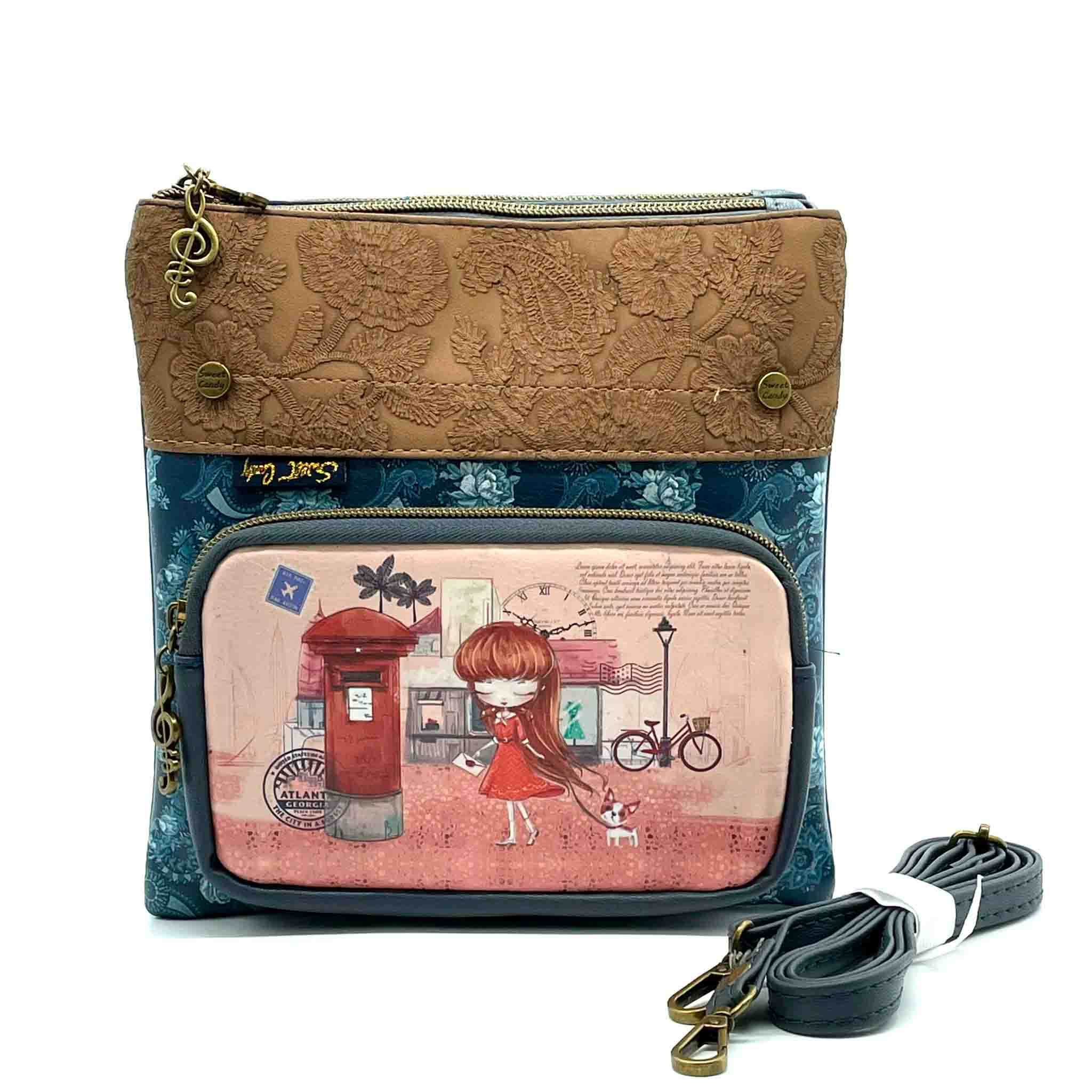 Γυναικεία Τσάντα Χιαστί Sweet Candy CGC074-5 Paris πουρου