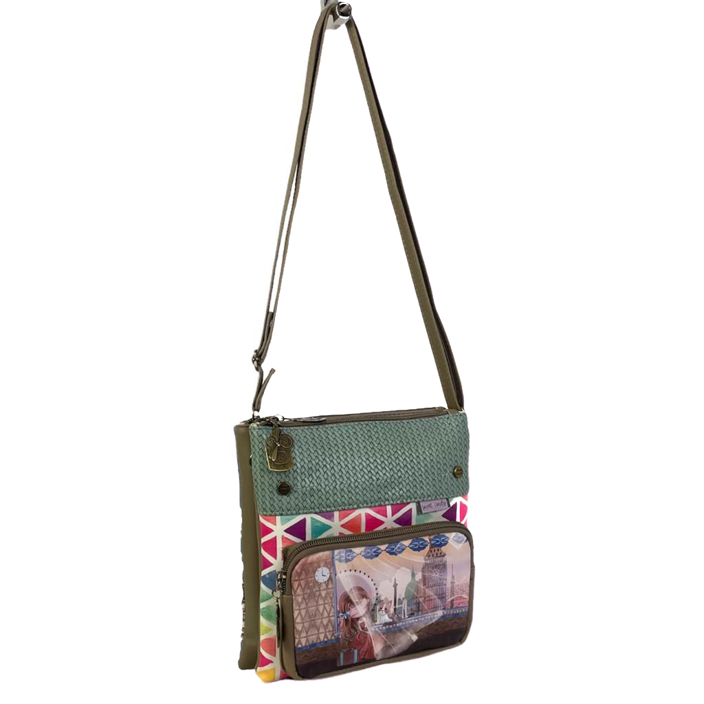 Γυναικεία Τσάντα Χιαστί Sweet Candy CGC074-5 Londres πράσινο Γυναικεία Τσάντα Χιαστί Sweet Candy CGC074-5 Londres πράσινο