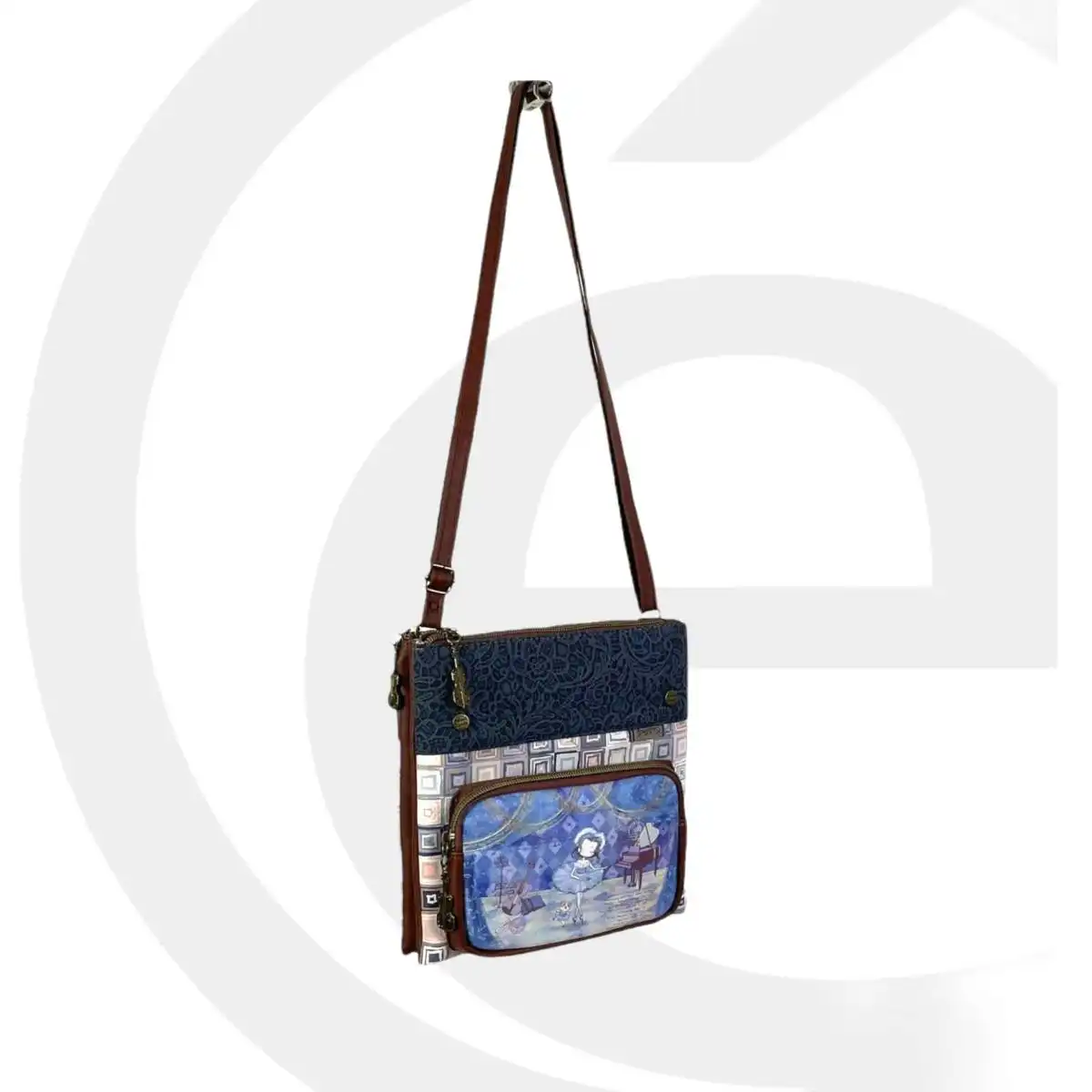 Γυναικεία Τσάντα Χιαστί Sweet Candy CGC074-4 Beige