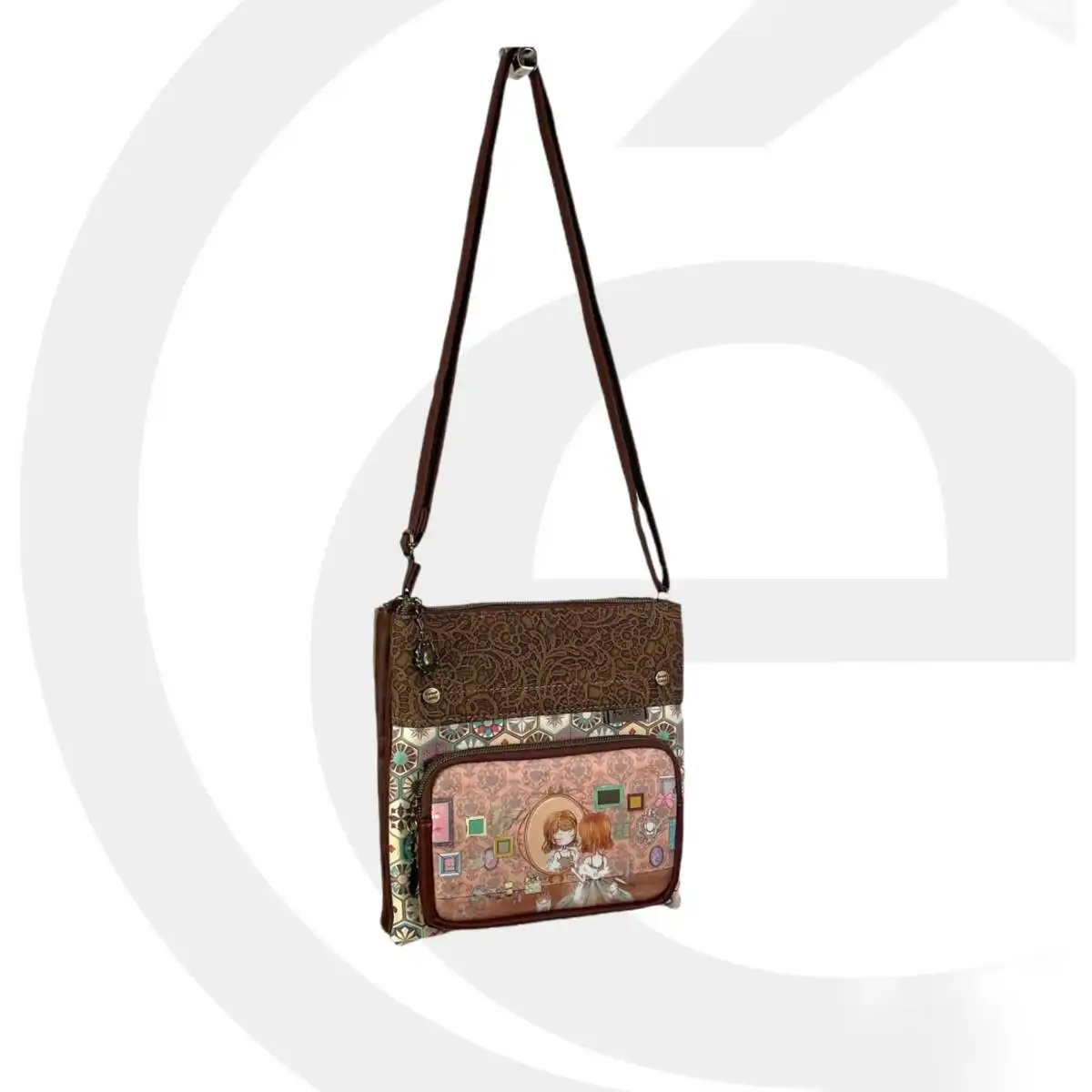 Γυναικεία Τσάντα Χιαστί Sweet Candy CGC074-4 Beige