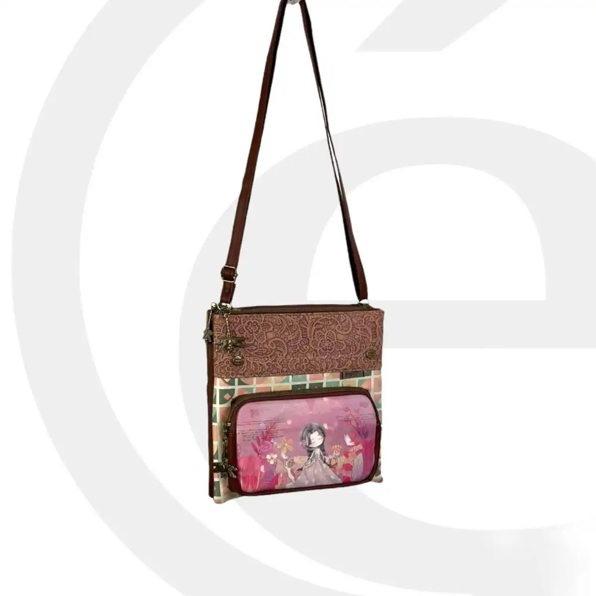 Γυναικεία Τσάντα Χιαστί Sweet Candy CGC074-4 Beige