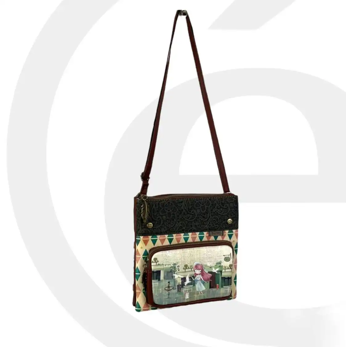 Γυναικεία Τσάντα Χιαστί Sweet Candy CGC074-4 Beige