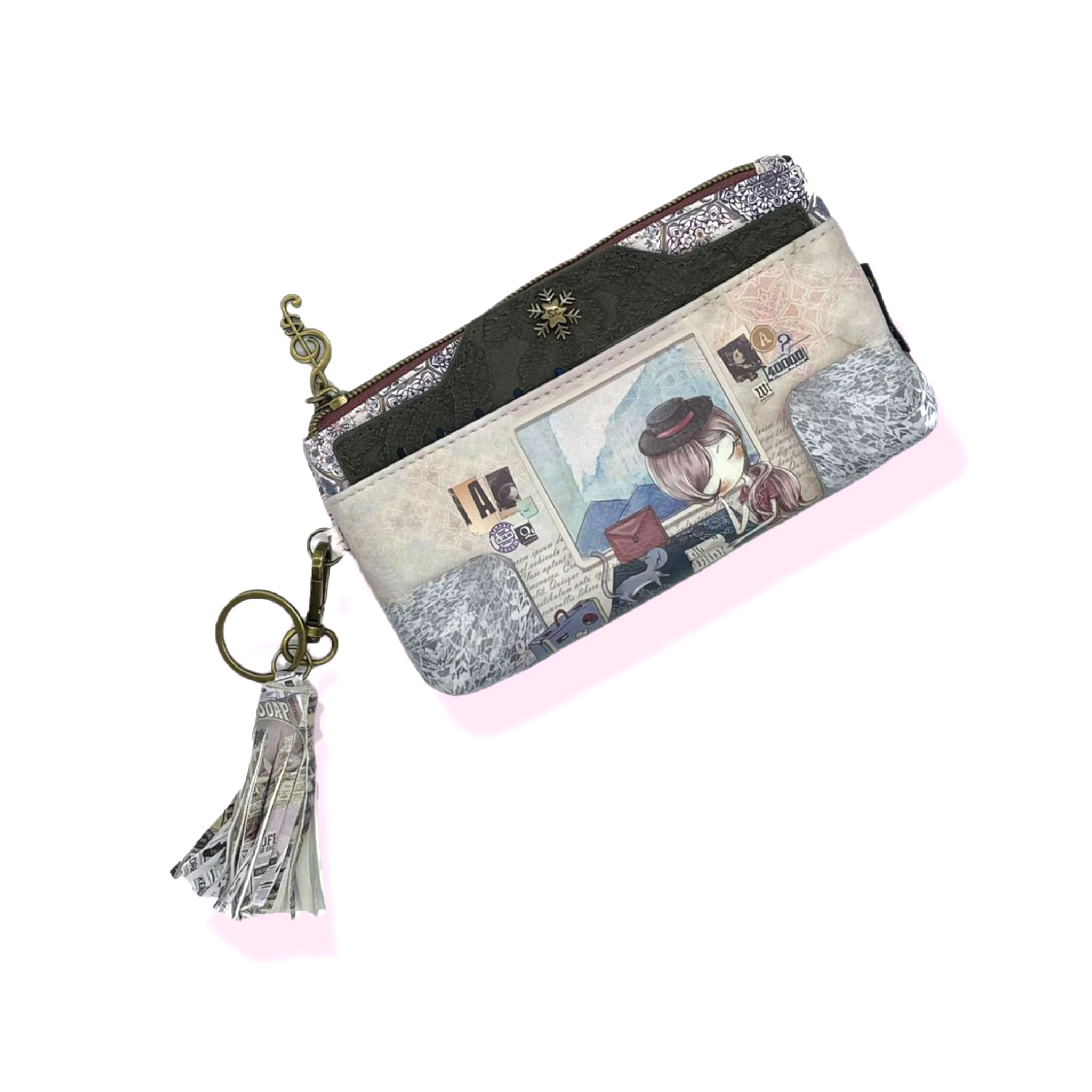 Γυναικείο πορτοφόλι Sweet Candy C-076-4-A Beige