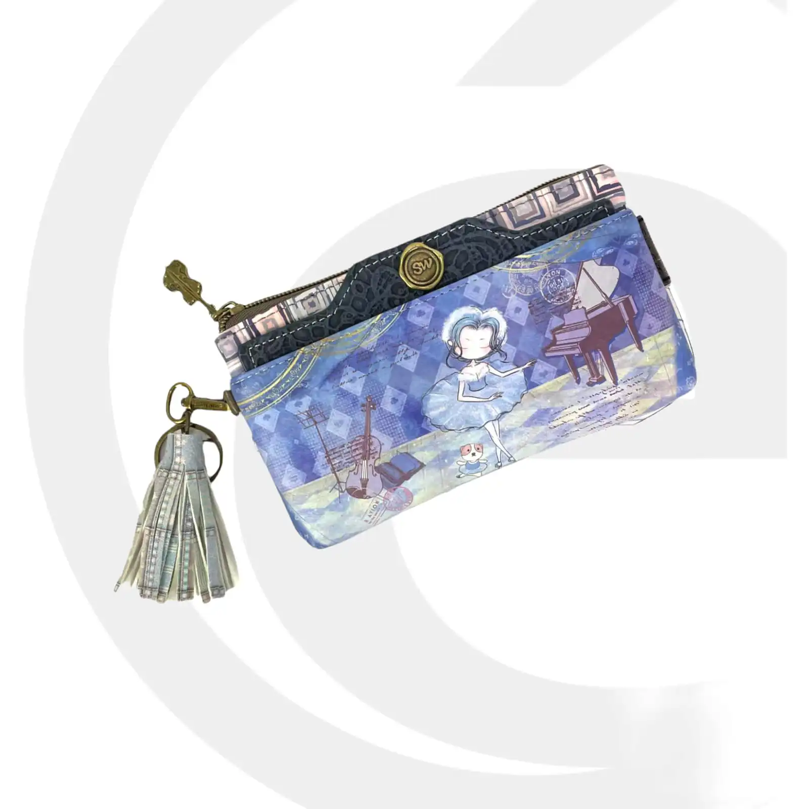 Γυναικείο πορτοφόλι Sweet Candy C-076-4-A Beige