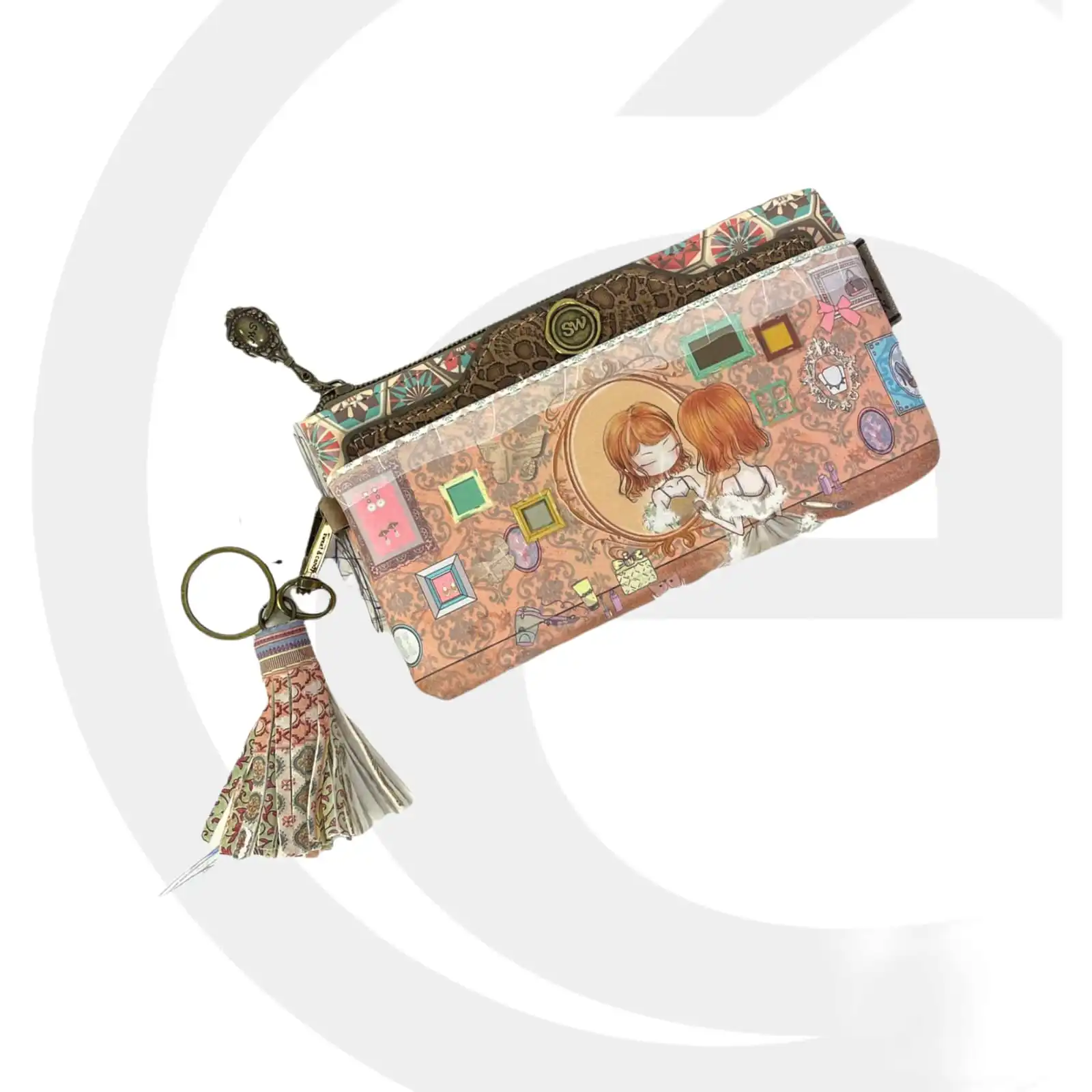 Γυναικείο πορτοφόλι Sweet Candy C-076-4-A Beige