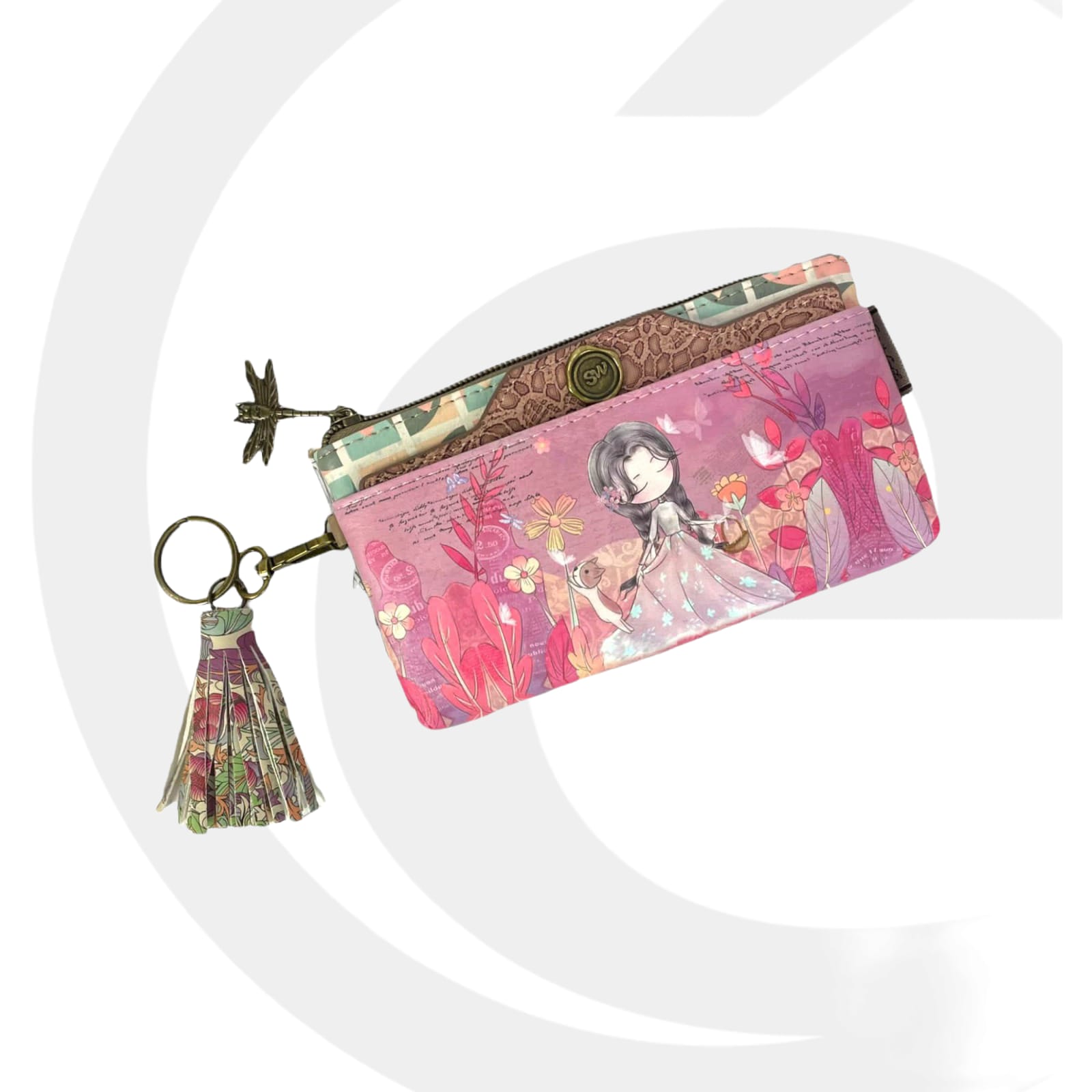 Γυναικείο πορτοφόλι Sweet Candy C-076-4-A Beige