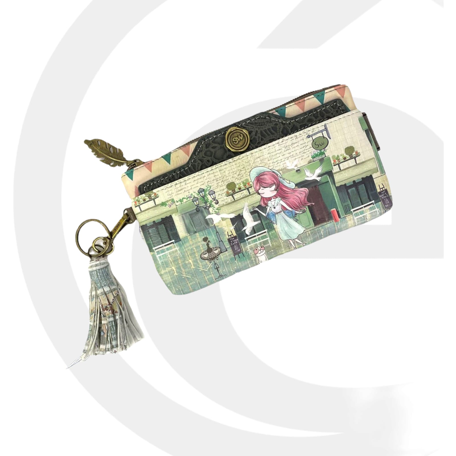 Γυναικείο πορτοφόλι Sweet Candy C-076-4-A Beige