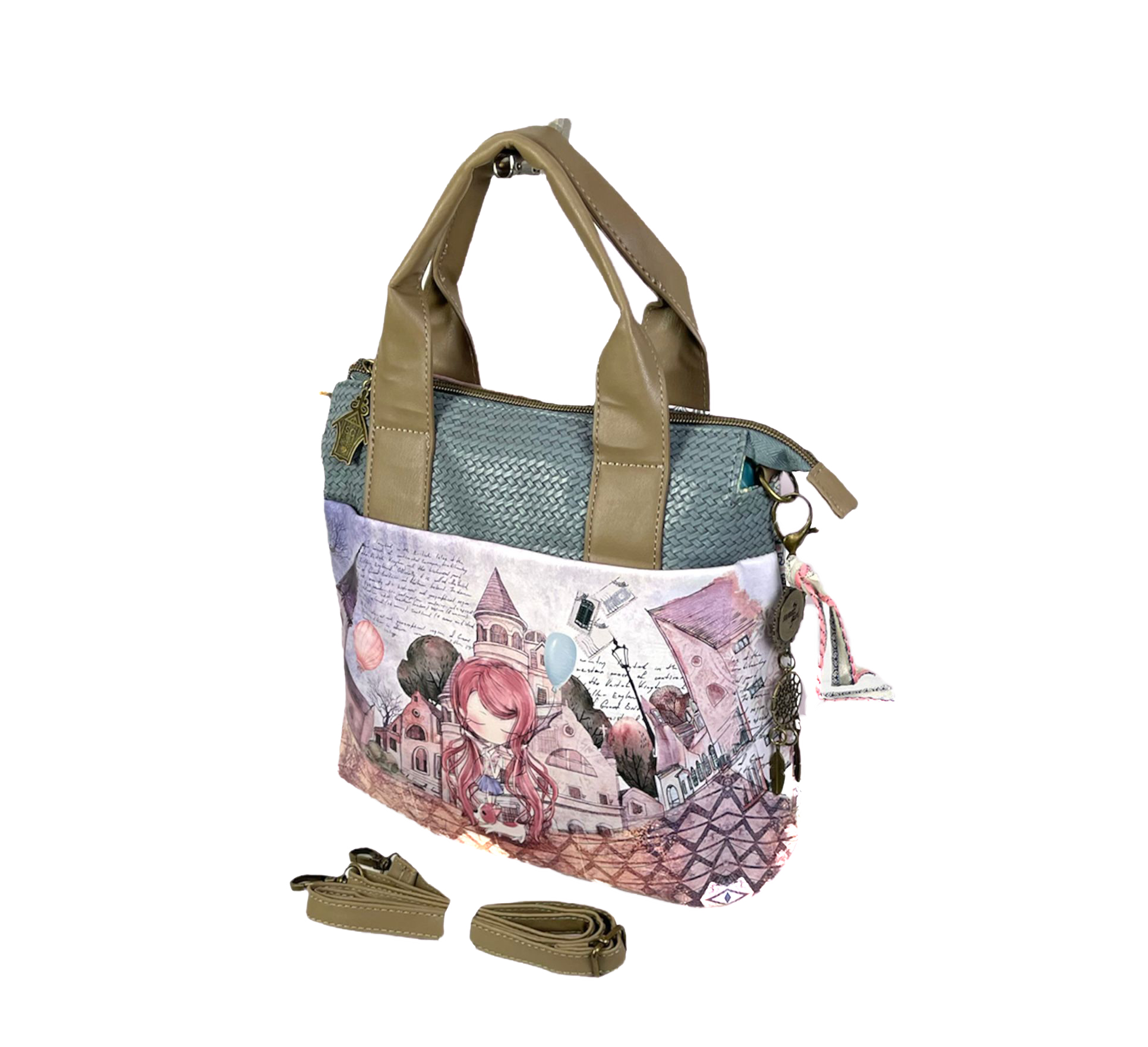 Γυναικεία Τσάντα Ωμου - Χειρός Sweet Candy CGC081-5 Paris πουρου