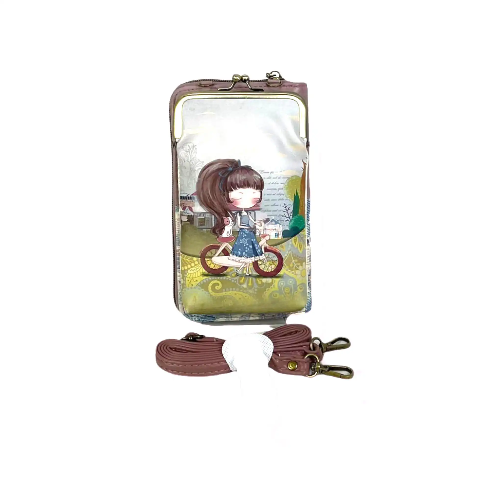 Γυναικείο Τσαντάκι Πορτοφόλι Θήκη κινητού  11,5*20*4 cm Sweet Candy CGC121-1 Atlantis