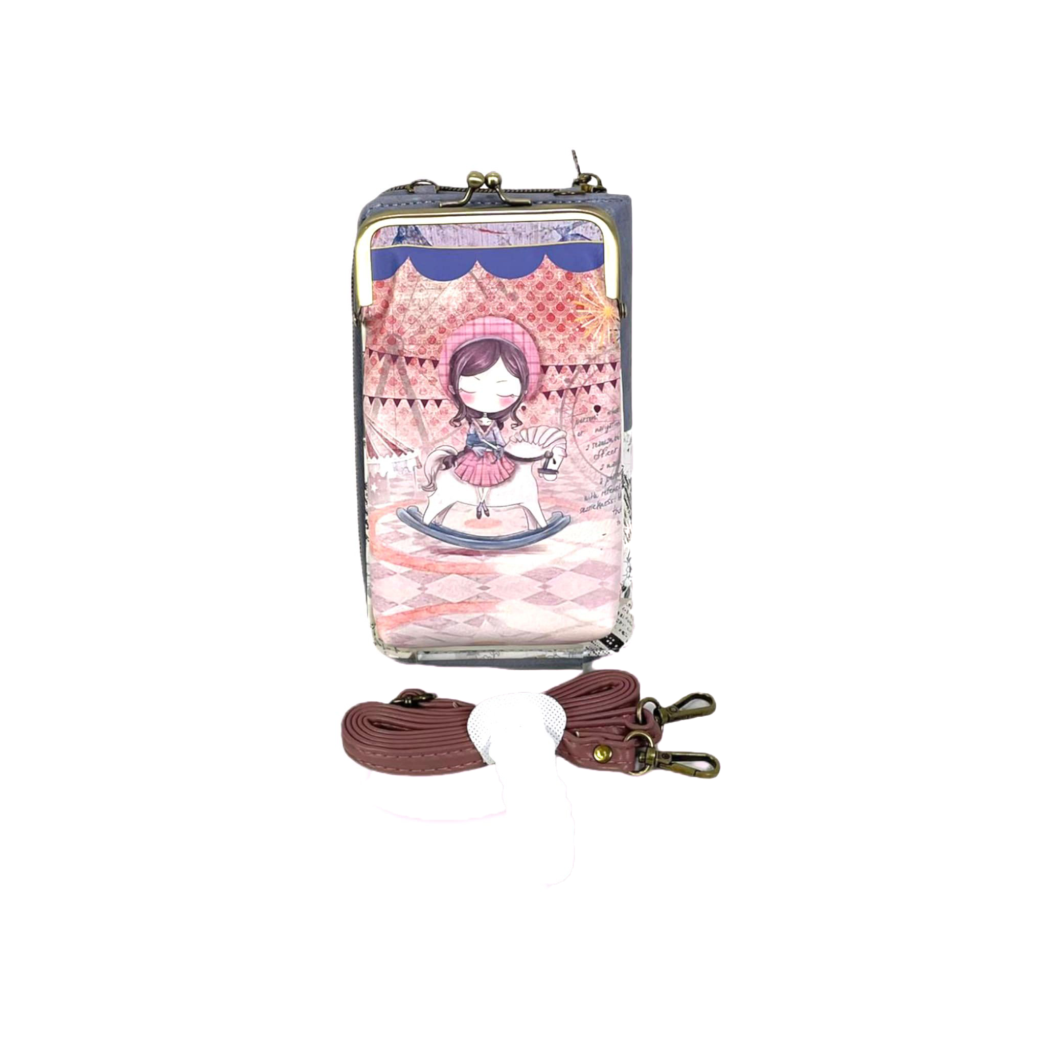 Γυναικείο Τσαντάκι Πορτοφόλι Θήκη κινητού  Sweet Candy CGC121-2 Caballo