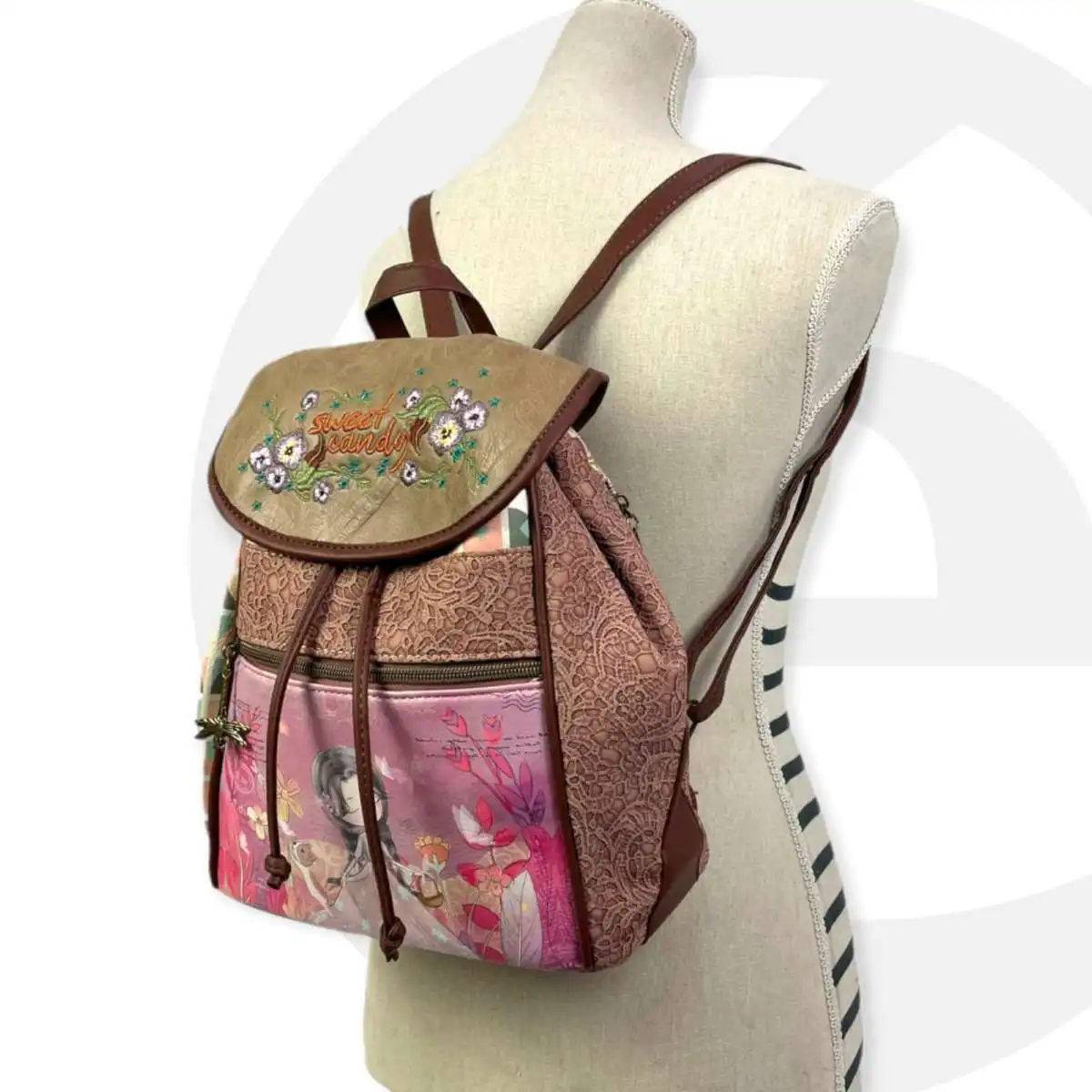 Γυναικεία Τσάντα Πλάτης Sweet Candy CGC168 Ballet