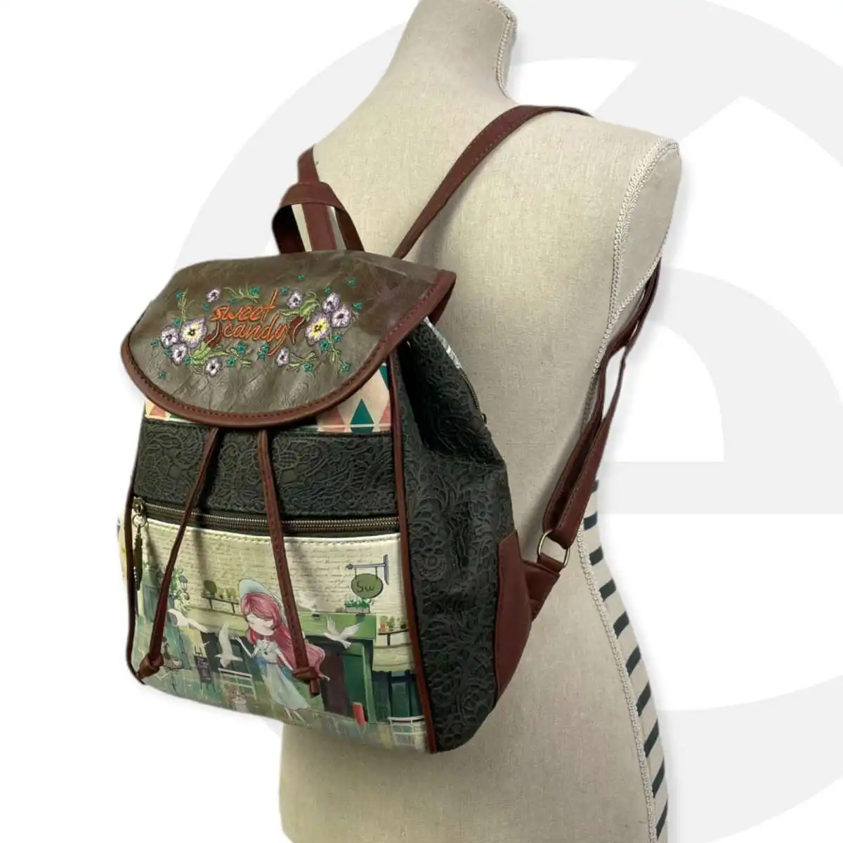 Γυναικεία Τσάντα Πλάτης Sweet Candy CGC168 Ballet