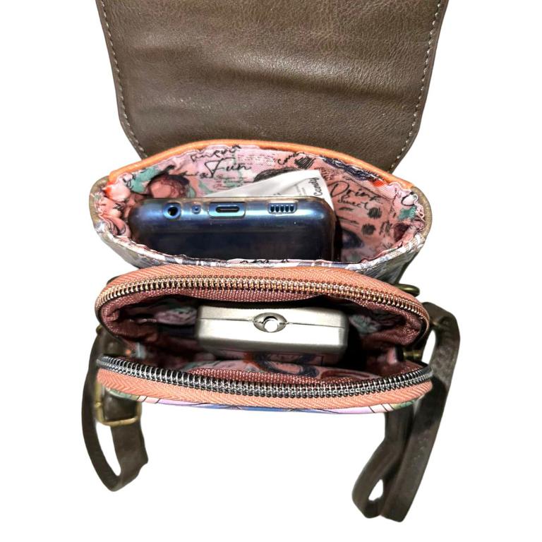 Γυναικείο Τσαντάκι Πορτοφόλι Θήκη κινητού Sweet Candy CGC258 Campo