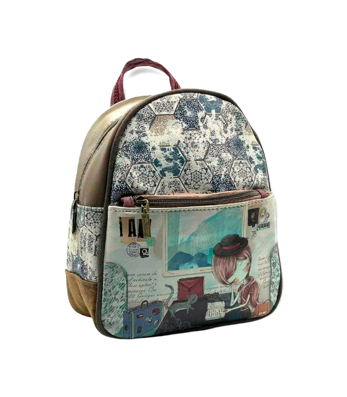 Γυναικεία Τσάντα Πλάτης Μικρού μεγέθους Sweet Candy CGB840 Beige