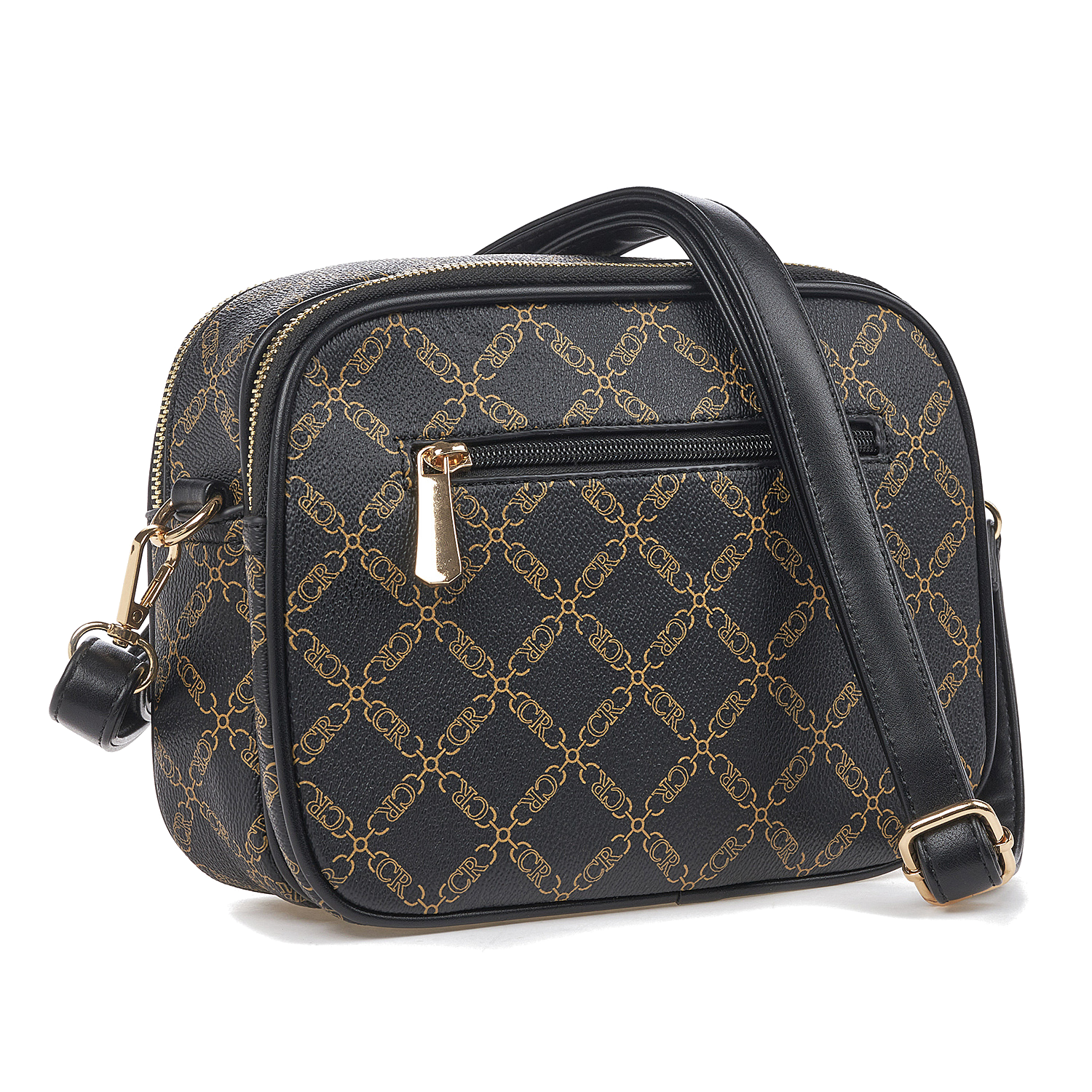 Γυναικεία Τσάντα Χιαστί Ώμου Charro CH 9668-18 Μαύρη