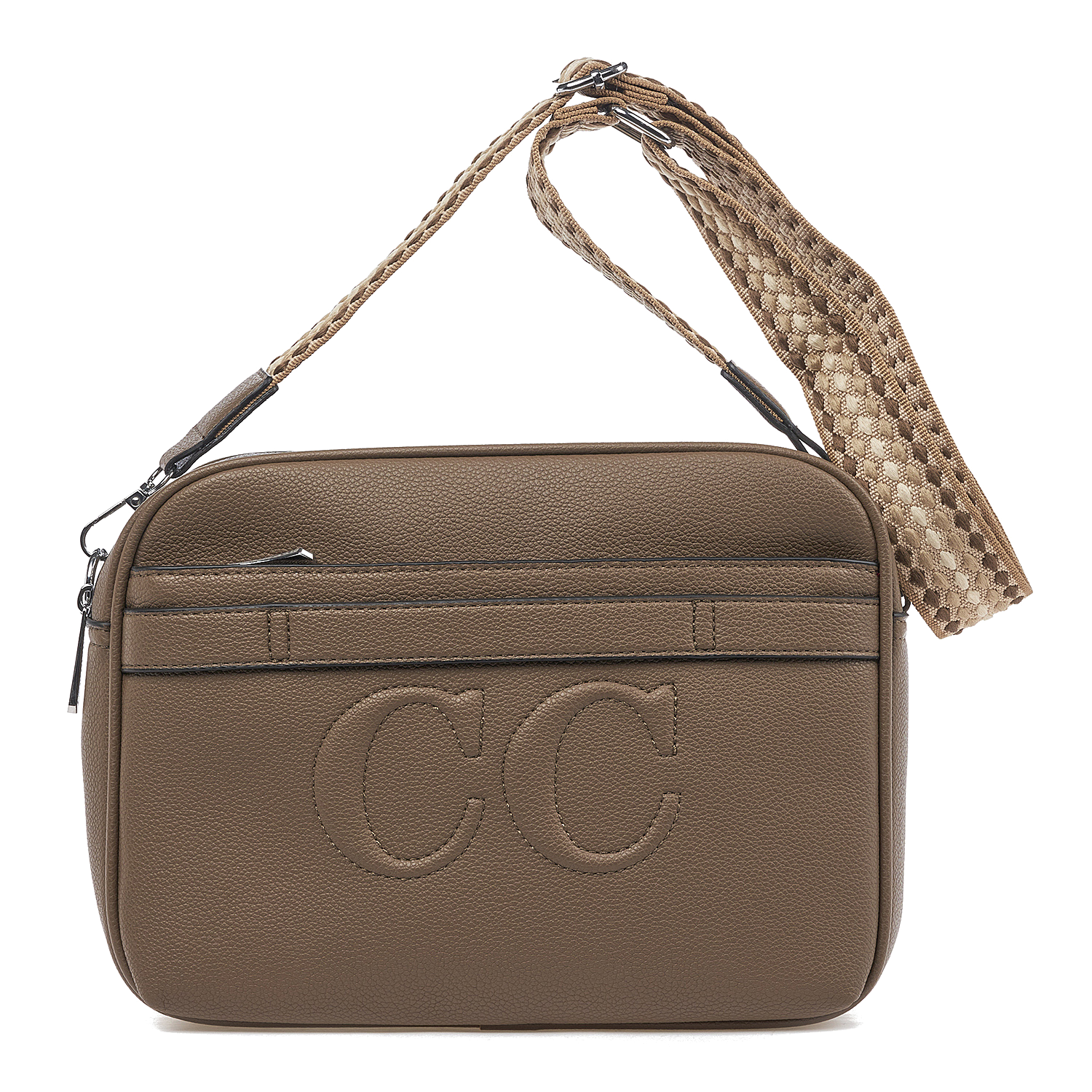 Γυναικεία Τσάντα Χιαστί Ώμου Charro CH2450-29 Πούρου