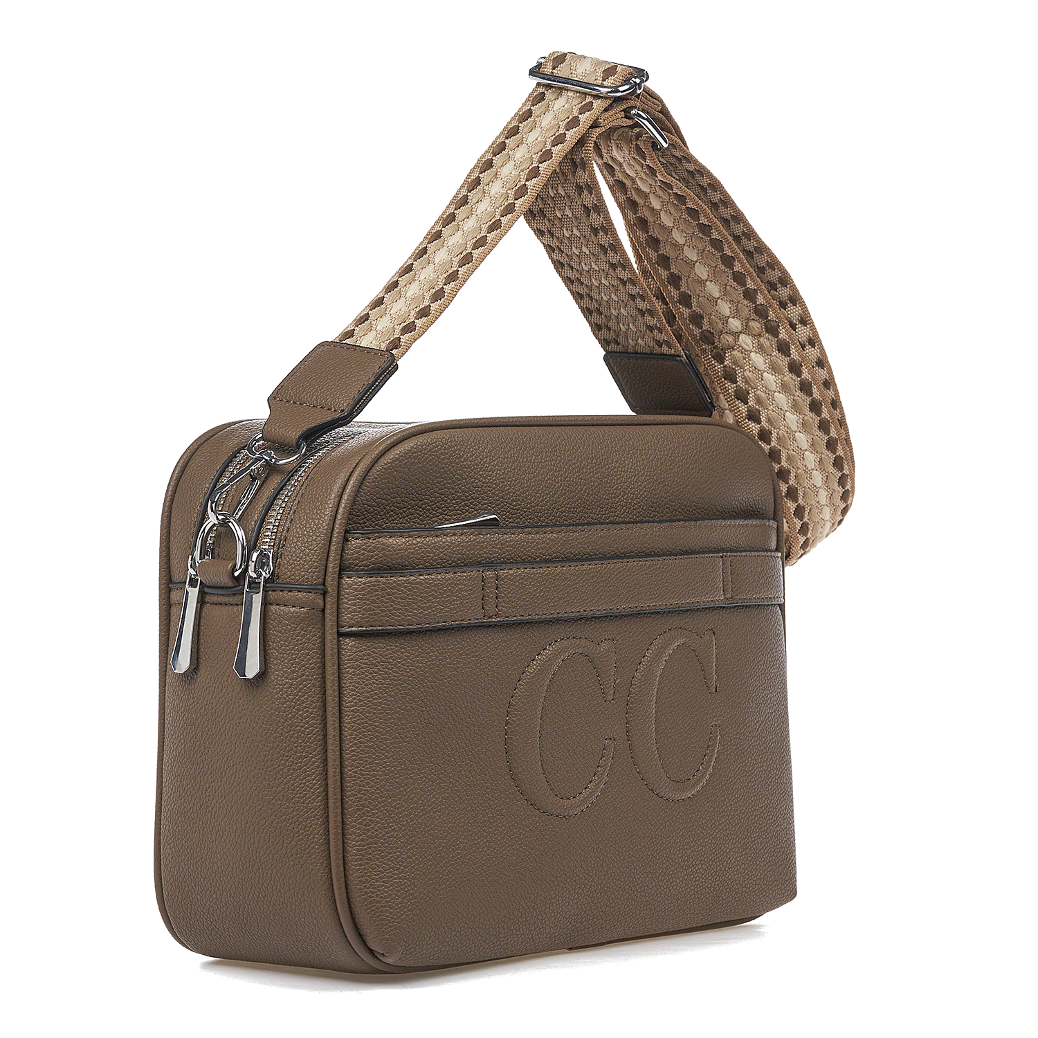 Γυναικεία Τσάντα Χιαστί Ώμου Charro CH2450-29 Πούρου