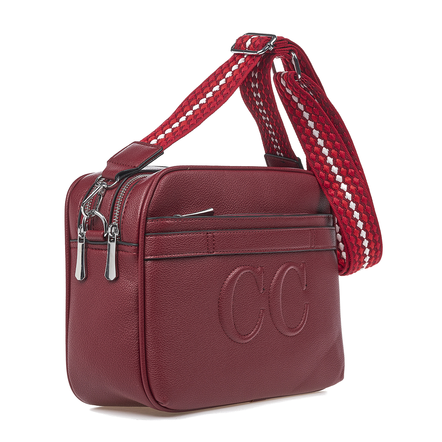 Γυναικεία Τσάντα Χιαστί Ώμου Charro CH2450-29 Μπορντό