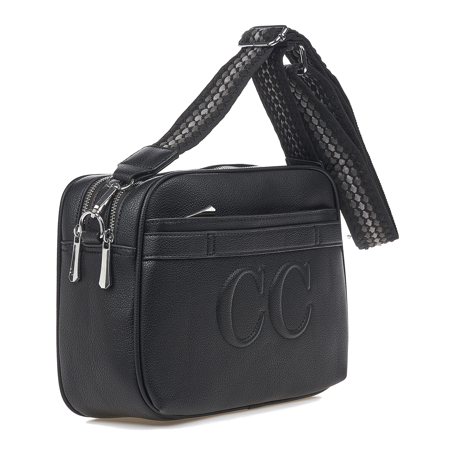 Γυναικεία Τσάντα Χιαστί Ώμου Charro CH2450-29 Μαύρο