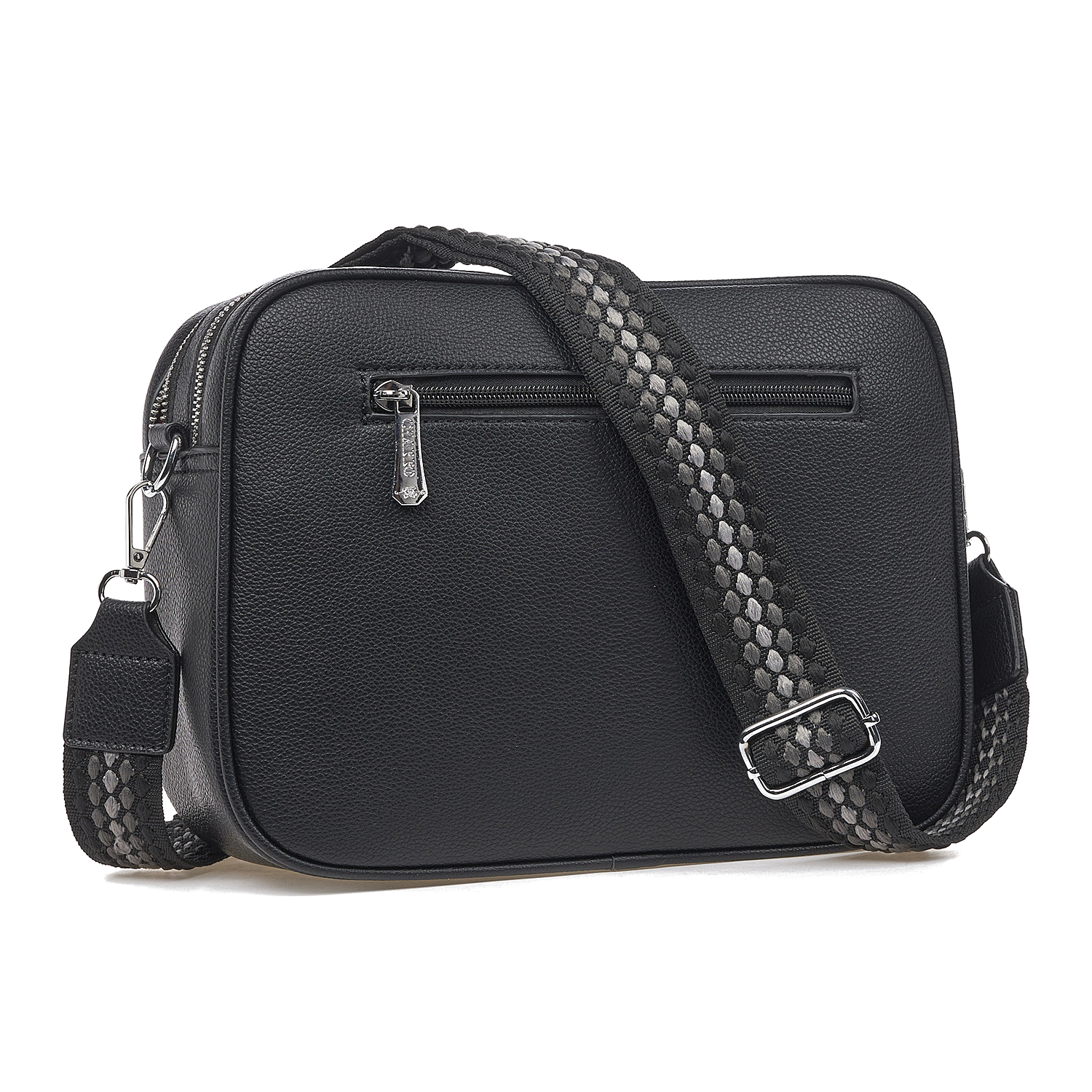 Γυναικεία Τσάντα Χιαστί Ώμου Charro CH2450-29 Μαύρο