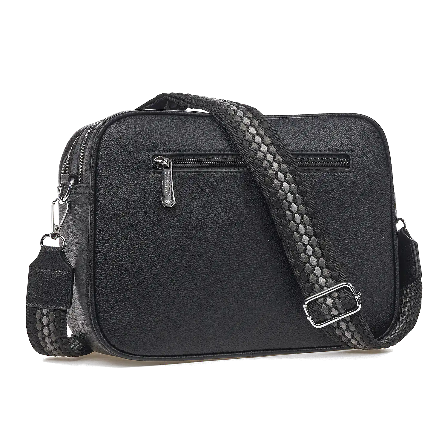 Γυναικεία Τσάντα Χιαστί Ώμου Charro CH2450-29 Μαύρο