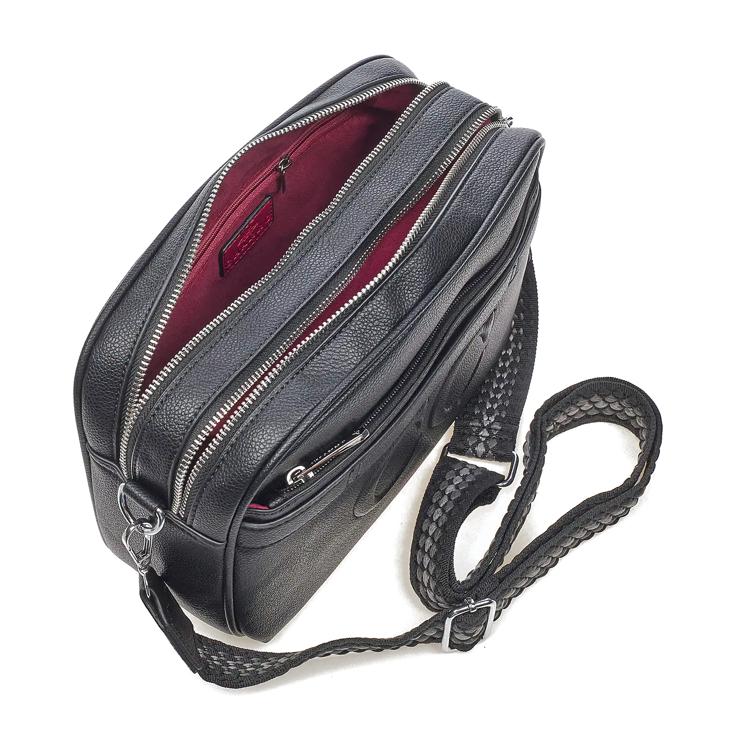 Γυναικεία Τσάντα Χιαστί Ώμου Charro CH2450-29 Μαύρο