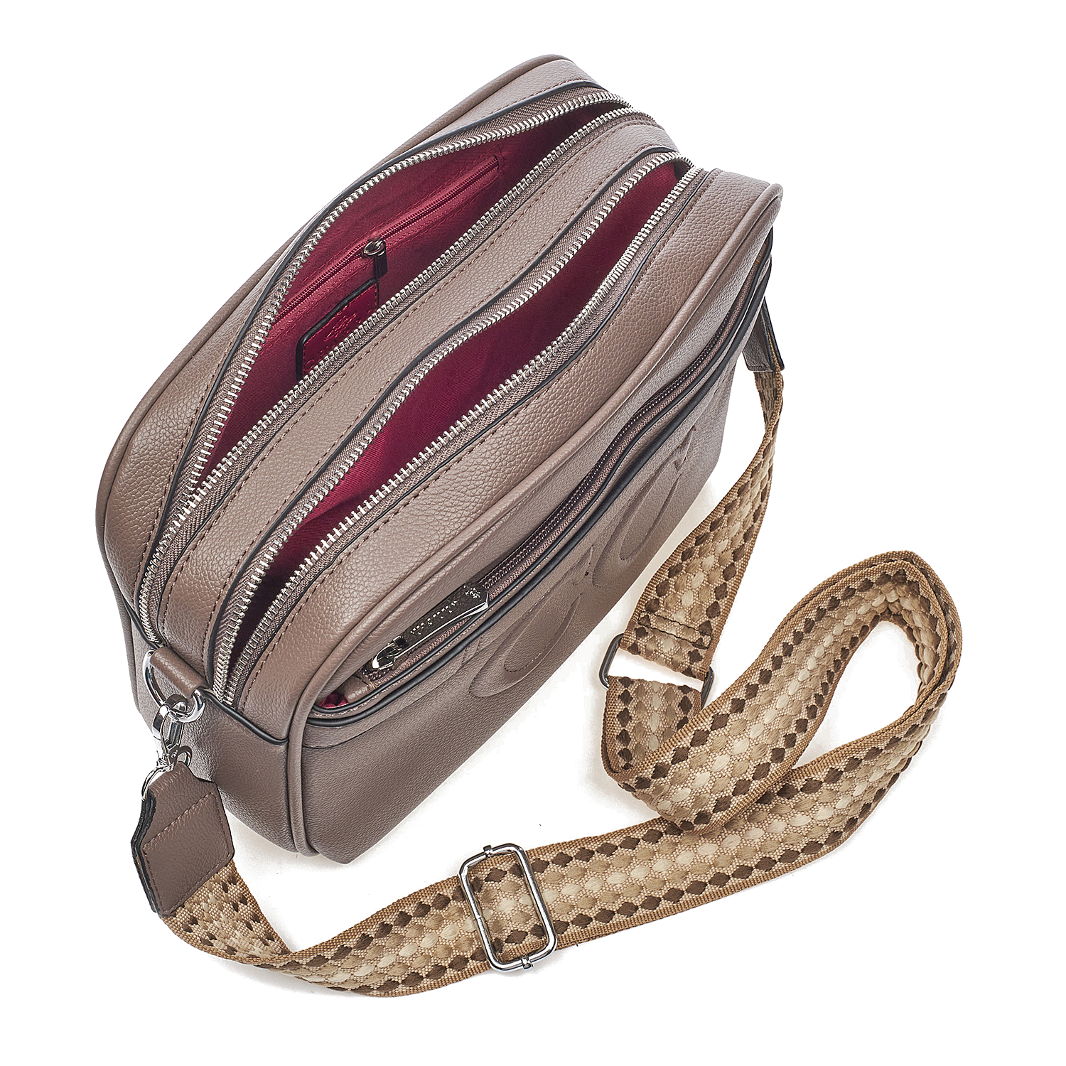 Γυναικεία Τσάντα Χιαστί Ώμου Charro CH2450-29 Χακί