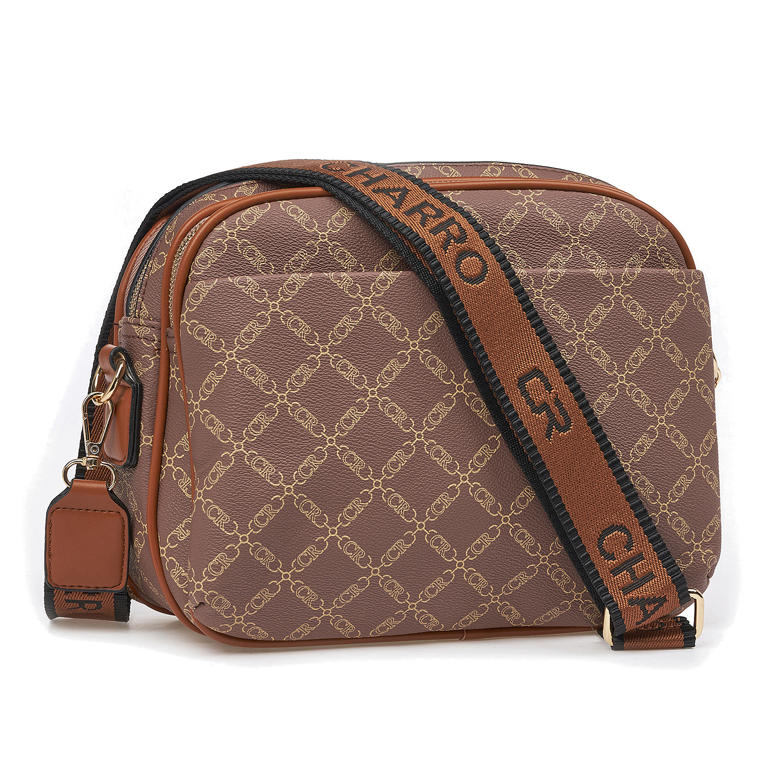 Γυναικεία Τσάντα Χιαστί Ώμου Charro  CH3078-124 καφέ