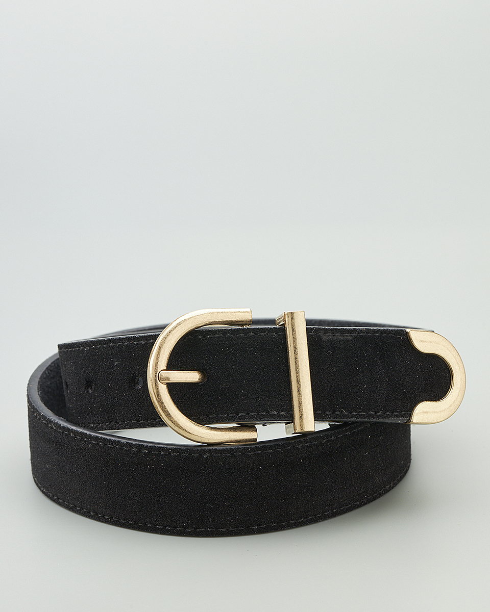 Δερμάτινη Γυναικεία Ζώνη με Τετράγωνη Μεταλλική Χρυσή Αγκράφα CT3983 black-gold Δερμάτινη Γυναικεία Ζώνη με Τετράγωνη Μεταλλική Χρυσή Αγκράφα CT3983 black-gold