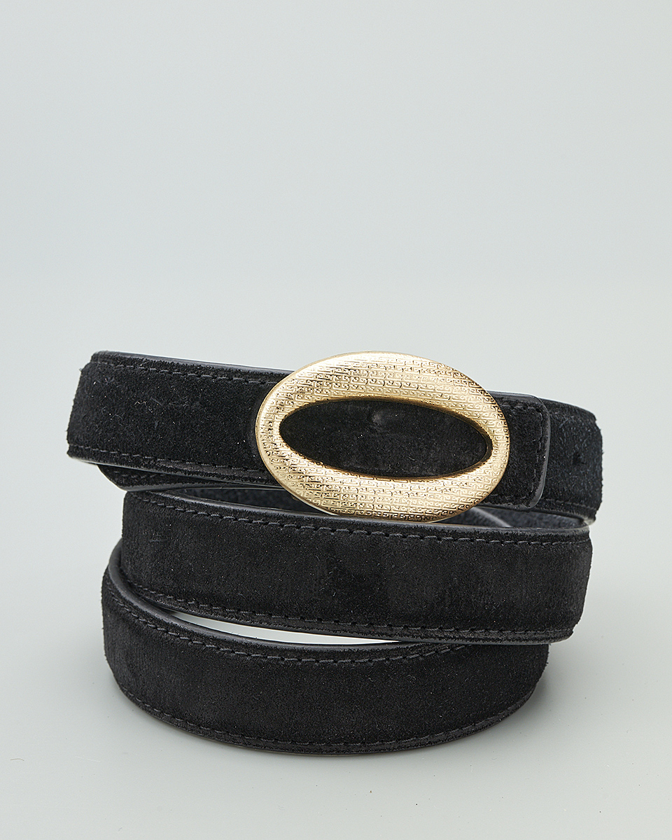 Δερμάτινη Γυναικεία Ζώνη με Ανάγλυφη Οβάλ Αγκράφα CT3996 black Δερμάτινη Γυναικεία Ζώνη με Ανάγλυφη Οβάλ Αγκράφα CT3996 black