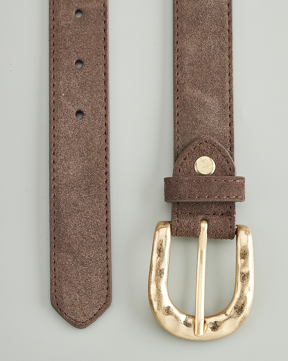 Δερμάτινη Γυναικεία Ζώνη με Σφυρήλατη Μεταλλική Αγκράφα CT8417 brown Δερμάτινη Γυναικεία Ζώνη με Σφυρήλατη Μεταλλική Αγκράφα CT8417 brown