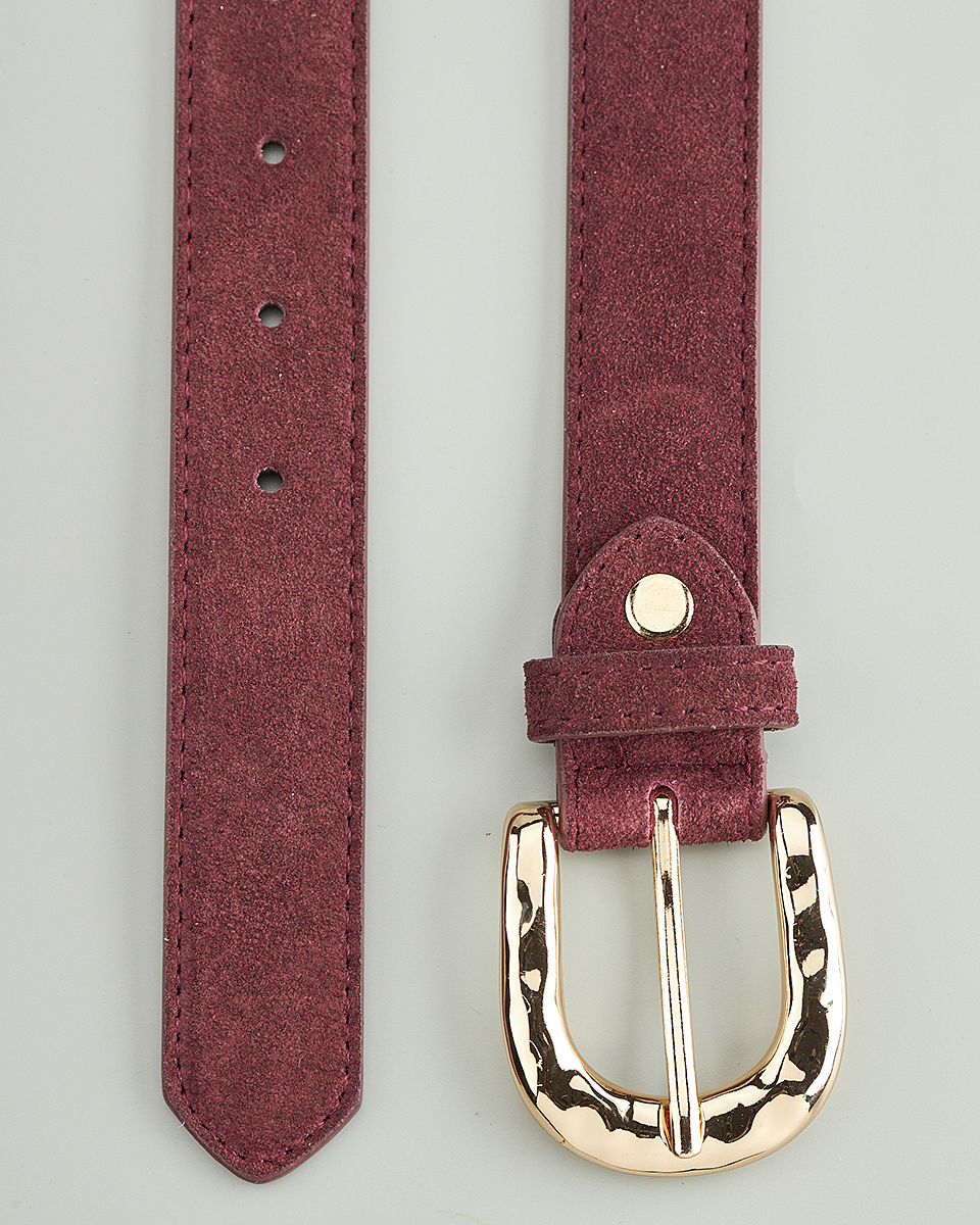 Δερμάτινη Γυναικεία Ζώνη με Σφυρήλατη Μεταλλική Αγκράφα CT8417 black