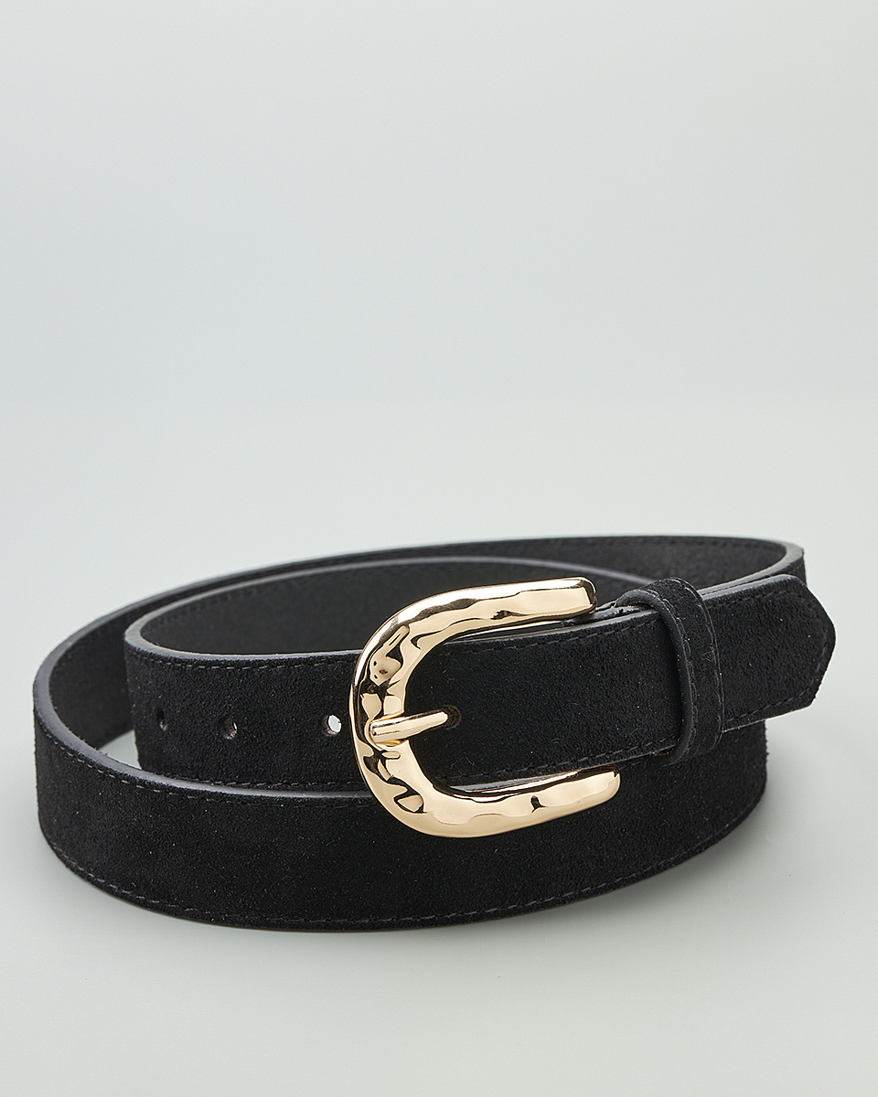 Δερμάτινη Γυναικεία Ζώνη με Σφυρήλατη Μεταλλική Αγκράφα CT8417 black Δερμάτινη Γυναικεία Ζώνη με Σφυρήλατη Μεταλλική Αγκράφα CT8417 black