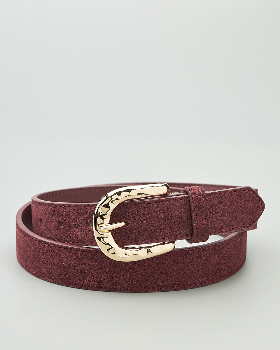 Δερμάτινη Γυναικεία Ζώνη με Σφυρήλατη Μεταλλική Αγκράφα CT8417 Burgundy Δερμάτινη Γυναικεία Ζώνη με Σφυρήλατη Μεταλλική Αγκράφα CT8417 Burgundy