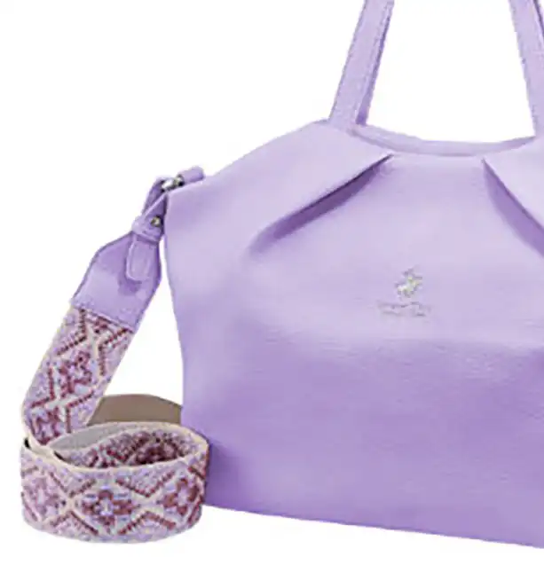 Beverly Hills Polo Club Γυναικεία Τσάντα Ωμου BH-3240 Λιλά