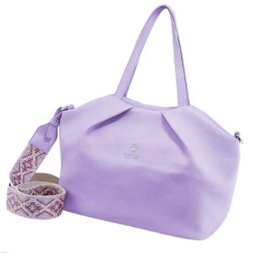 Beverly Hills Polo Club Γυναικεία Τσάντα Ωμου BH-3240 Λιλά