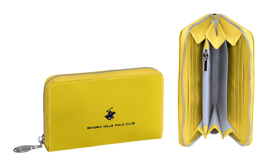 Beverly Hills Polo Club Γυναικείo Πορτοφόλι BH-3276 Κίτρινο