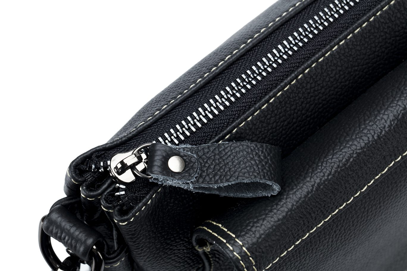 Δερμάτινο τσαντάκι ώμου Bull Captain DJB 666 μαύρο