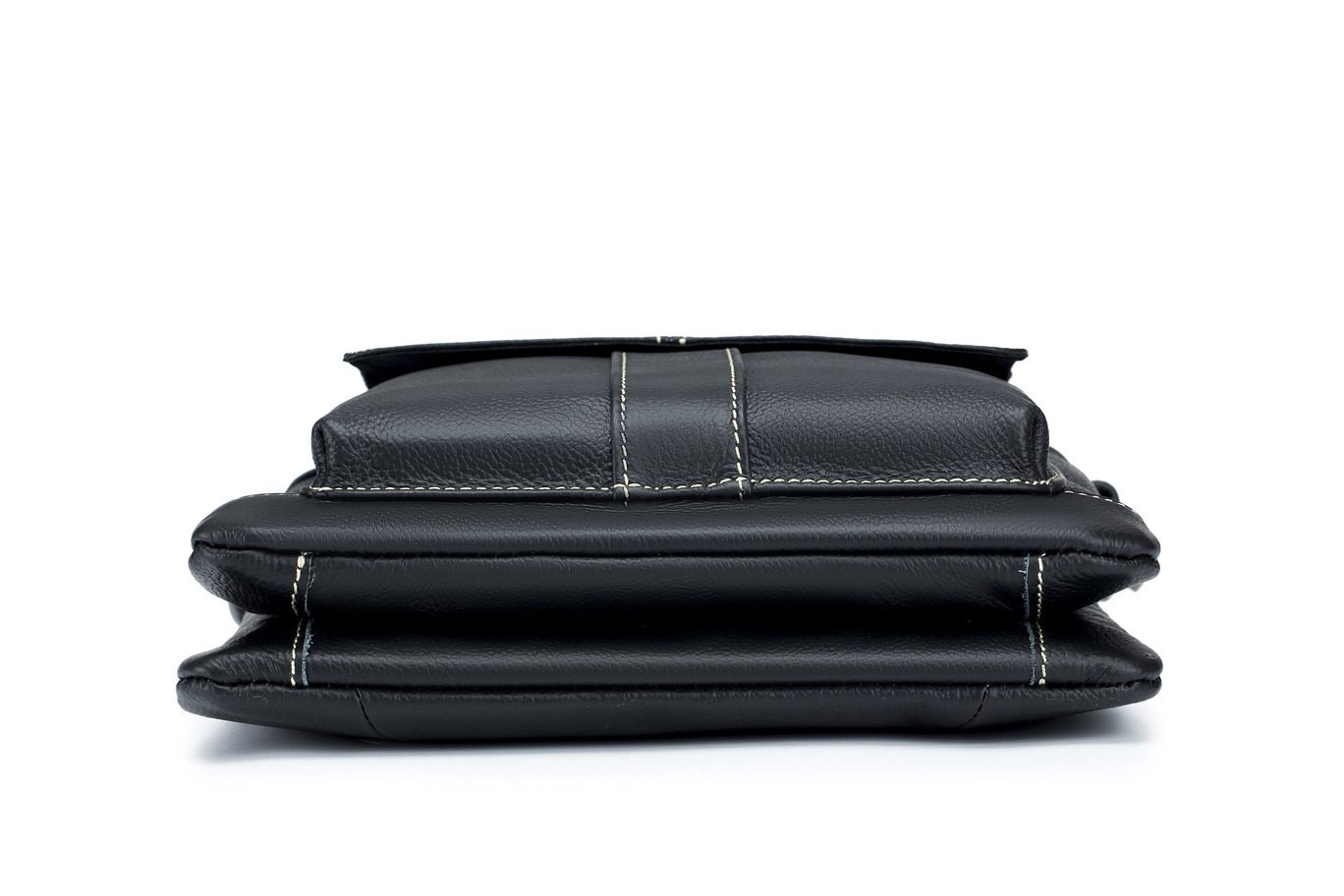 Δερμάτινο τσαντάκι ώμου Bull Captain DJB 666 μαύρο