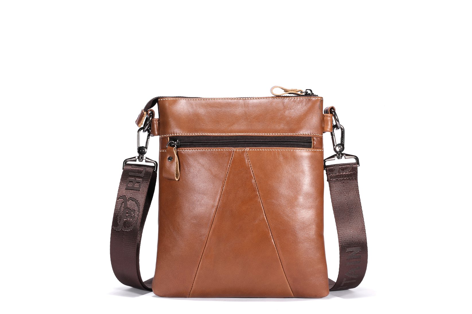 Δερμάτινο τσαντάκι ώμου Bull Captain DJB 666 καφέ